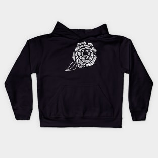 Rose from God (John 3:16) Kids Hoodie